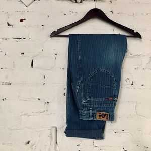 Vintage Lee High Waisted Railroad Jean